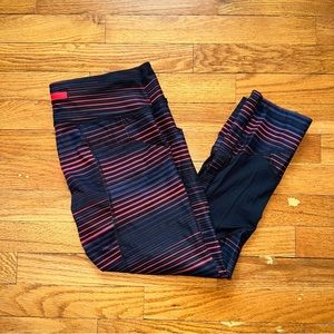Lululemon Pace Rival Crop *Full-On Luxtreme Twisted Dune Alarming Black 6